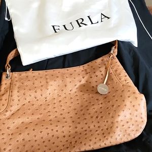 Outstanding FURLA ostrich purse